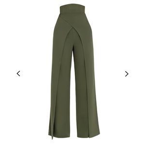Andrea Iyamah VIRA HIGH-RISE CORSET PANTS